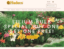 Tablet Screenshot of hadeco.co.za